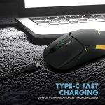 Armaggeddon Gaming Mouse Wired+2.4G+BT Recharge 600mAh MIRAGE-VI Black - Image 4