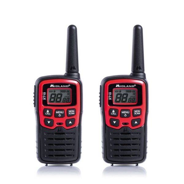 Midland XT10 Two Way Walkie Talkies (Pair)