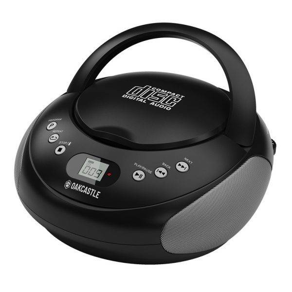 Majority Oakcastle CD250 Portable CD Player Boombox with Bluetooth & FM Radio Mains or Battery Powered
