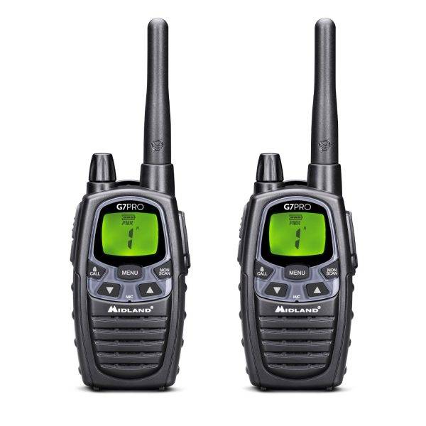 Midland G7 Pro PMR Radio (Pair) with Charging Dock