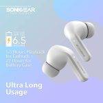 SonicGear EARPUMP TWS 12 ANC Sweatproof Earphones Black - Image 4