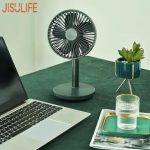 Jisulife Extendable Rotating Desktop Fan FA13P Green - Image 4