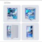 Armaggeddon Aquaron Pro ATX Gaming Case White - Image 4