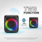 SonicGear AudioXPro600HD 90W Portable Karaoke Speaker BT/USB/FM with 1 Wireless Microphone - Image 6