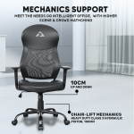 Armaggeddon Office Chair Mesh/PVC FLEXION AIR Black - Image 6