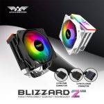 Armaggeddon Gaming Cooling CPU Silent RGB Fan 4-Pipe BLIZZARD 2 White - Image 2