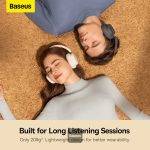 Baseus Wireless Headphones Bowie D05  Grey - Image 4