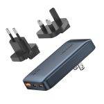 Vention Charger Wall GaN 65W 2xUSBC 1xUSBA Ultra Slim UK/EU/US FCBH0