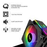 Armaggeddon Gaming Cooling CPU Silent RGB Fan 4-Pipe BLIZZARD 2 Black - Image 2