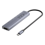 Unitek USB-C Hub 2xUSB-A/USB-C/HDMI/SD/PD100W with ON/OFF Screen Switch H1124A - Image 2