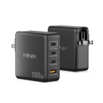 MINIX GaN Wall Charger 100W 3xUSB-C/1xUSB-A NEO P100 - Image 3