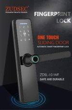 Zudsec Standalone Door Lock Metal With Fingerprint-WiFi - Image 2