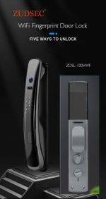 Zudsec Standalone Door Lock Metal With Fingerprint and Key-WiFi - Image 2
