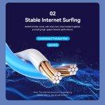 Vention NETWORK Cable CAT6 UTP 0.5m Black IBRBD - Image 5