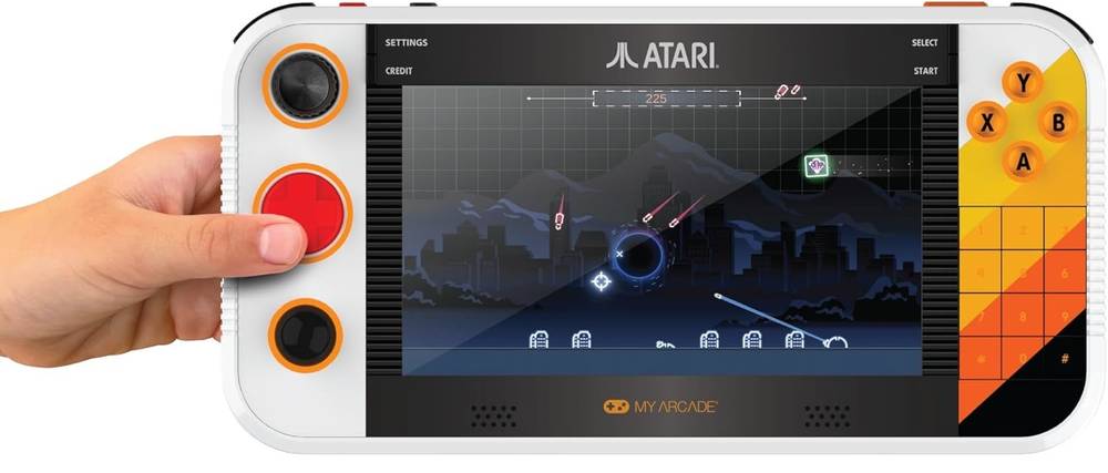 My Arcade GAMESTATION GO ATARI, Wifi, Rechargeable Battery, Over 200+ Preloaded Retro Video Games