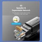 Vention NETWORK Cable CAT6 UTP 8.0m Black IBRBK - Image 6