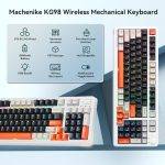 Machenike Wireless Gaming Keyboard,Type-C / 2.4 G / Bluetooth, Blue Switches, 8000 mAh battery, KG98 - Image 6