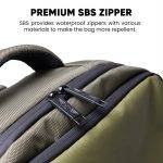 Armaggeddon Gaming Bag with Lock, USB-C, Splashproof NOMAD-15 Carbon - Image 2