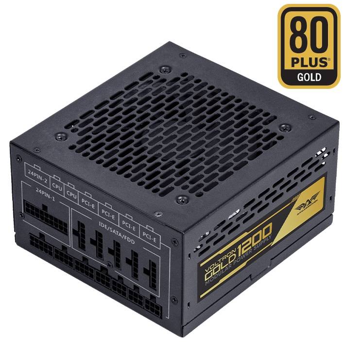 GOLD1200-1000x1000 Armaggeddon Gaming PSU 1200W Modular & Certified 80+ VOLTRON GOLD 1200 Black - Image 1