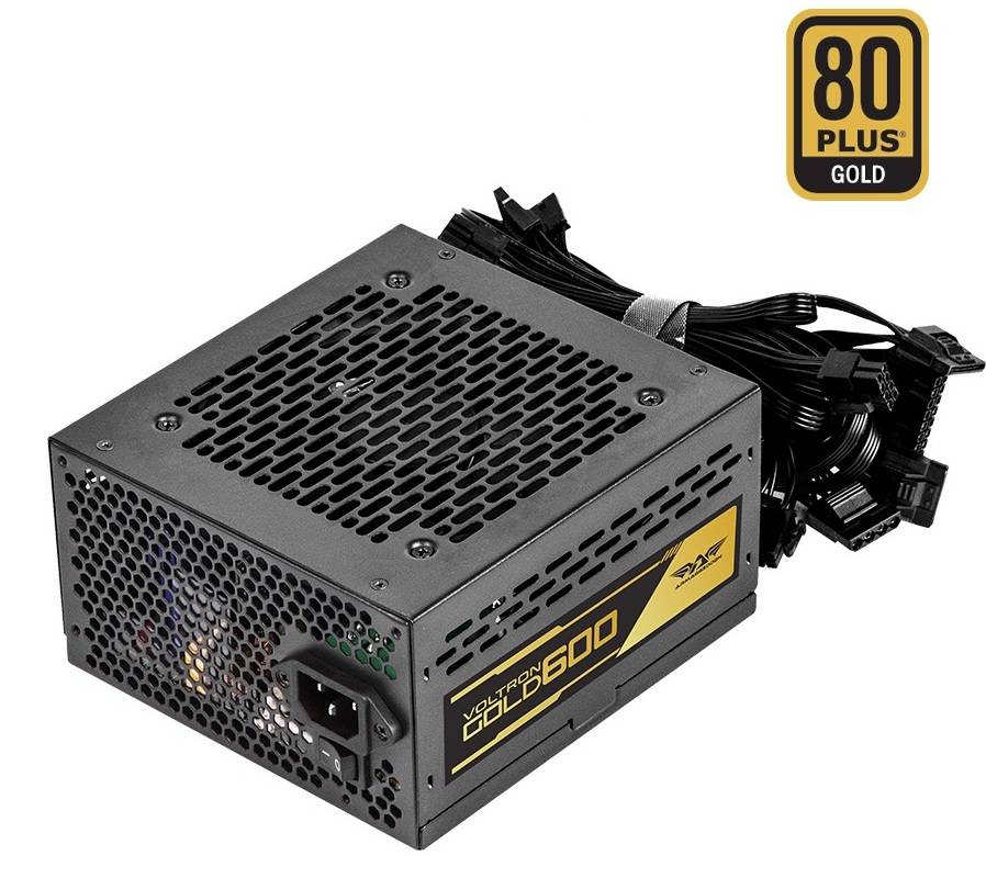 Armaggeddon Gaming PSU 600W Modular & Certified 80+ VOLTRON GOLD 600 Black