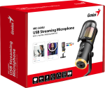 Genius PC Microphone Streaming USB-A+C RGB/Echo/Mute MIC-S400U - Image 6