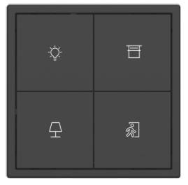 HDL Panel TILE SERIES Ash Grey 4 Button V2.1