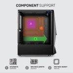 Armaggeddon Gaming Case ATX 3xARGB TRITRON 3 Black - Image 5