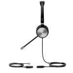 Yealink Headset Wired Analog RJ9 Premium with Noice Cancelling for IP Phone YHS36E2 Dual - Image 3