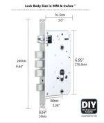 Zudsec Standalone Door Lock Metal with Face/Fingerprint/Key-WiFi - Image 5