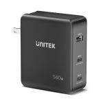 Unitek P1115A 140W GaN Charger 2xUSB-C 1xUSB-A Max 140W Charging Power - Image 2