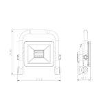 Rexer Floodlight Portable USB-C 8000mAh Battery 30W 4000k 3000 lms RX08040 - Image 6