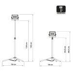 Rexer Floodlight with Tripod Mains Powered 4000k 1 x 50W / 5500 lms RX08050 - Image 6