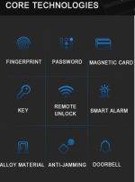 Zudsec Standalone Door Lock Metal With Fingerprint and Key-WiFi - Image 3