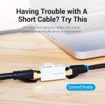 Vention NETWORK Keystone Jack CAT6 UTP Coupler White IPGW0 - Image 3