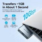 Vention MA Portable Plug & Play Cable-Free NVME Enclosure + 3500mAh PB TZ-KPXH0 - Image 5