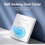 Vention NETWORK Keystone Wall Plate 2-Port White - Image 4