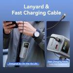 Vention MA Powerbank 20000mAh 100W 2xUSB-C 1xUSB-A TFT Display +100W Cable FKCH0 - Image 6