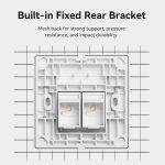 Vention NETWORK Keystone Wall Plate 2-Port White - Image 6