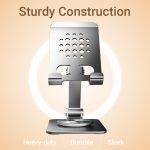 Vention MA Stand Rotatable & Foldable for Phone/Tablet Aluminium Grey KSDH0 - Image 6