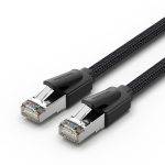 Vention NETWORK Cable CAT8 SFTP Braided 3.0m Black-Nickel IKOBI