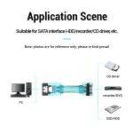 Vention IT Cable SATA 3.0 Cable 0.5M Blue KDDSD - Image 6