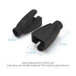 Vention NETWORK Connector Strain Relief Boots RJ45 Black 50-pack - Image 5