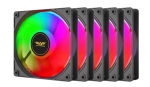 Armaggeddon Gaming Cooling Fan Set 5pcs CHROMA KIT 3000 Black