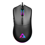 Armaggeddon Gaming Mouse Wired 12000CPI Silent , HUANO Switches FALCON V STEALTH Black