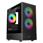 Armaggeddon Gaming Case M-ATX DEEPFREEZE DUPLEX 2 CHROMA Black (3x Chroma Fans)