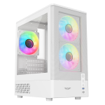 Armaggeddon Gaming Case M-ATX DEEPFREEZE DUPLEX 2 CHROMA White (3x Chroma Fans)