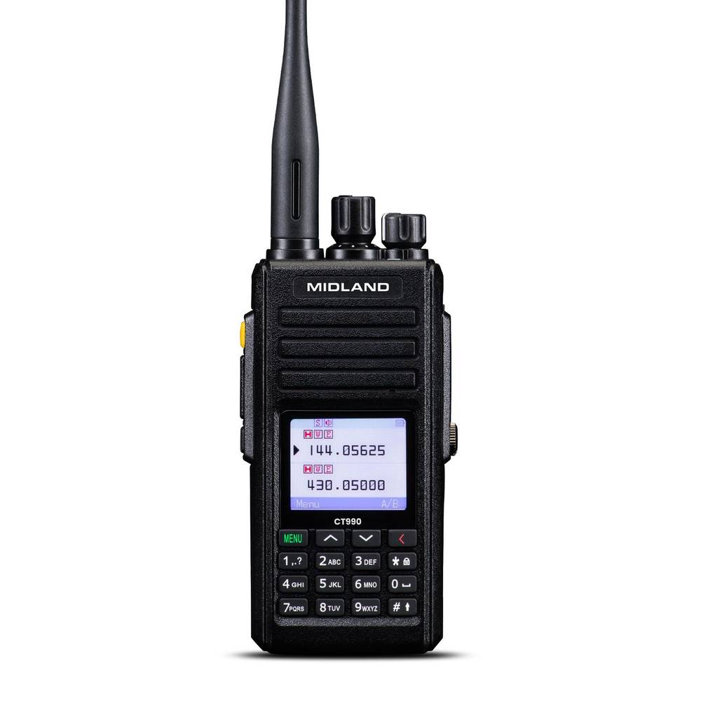 Midland Radio Amateur VHF/UHF 10W IP67 3600mAh CT990-EBR