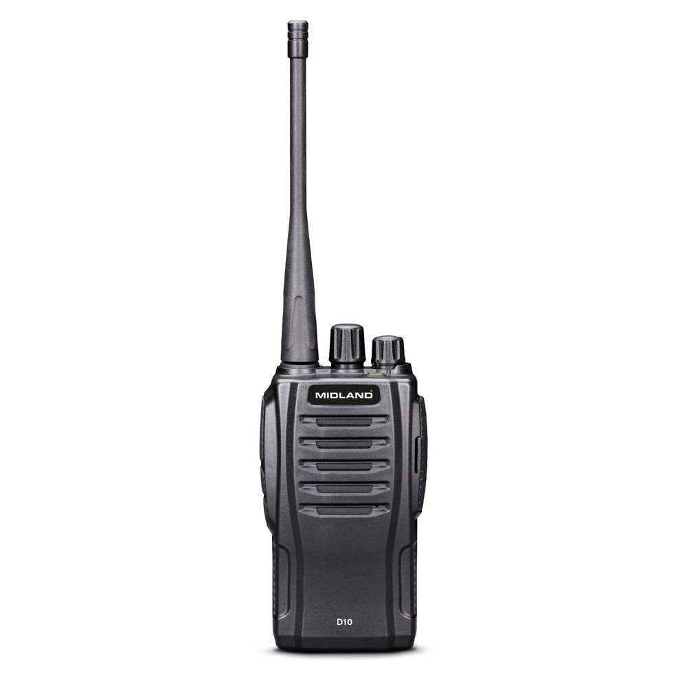 Midland Radio DMR/PMR Digital/Analogue Radio D10 (50 hr battery) (Single)