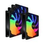 Armaggeddon Gaming Cooling Fan Set 4pcs ARGB KIT 6000 Pro Black