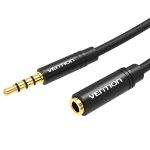 Vention AUDIO 3.5mm M-F Extension Cable Metal & Braided 2.0m BHBBH